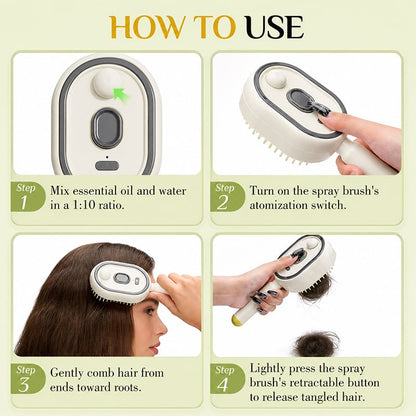 🎁2026 Electric Steaming Massage Hair Care Brush💯