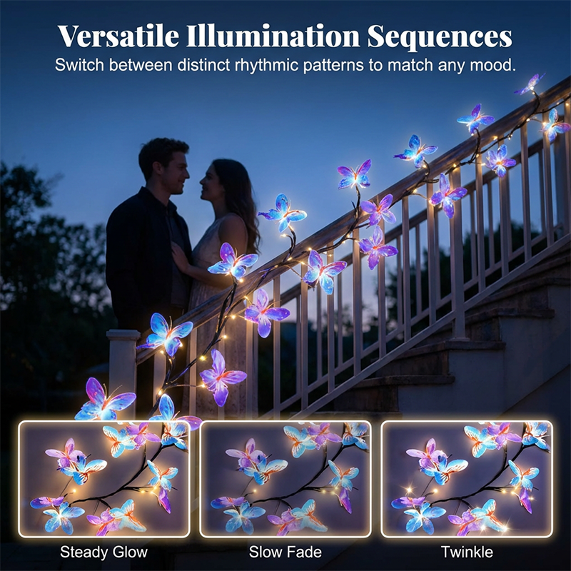 🥳2026 HOT SALE🥳💞50K+ SOLD!🦋Romantic Butterfly Vine LED Lights